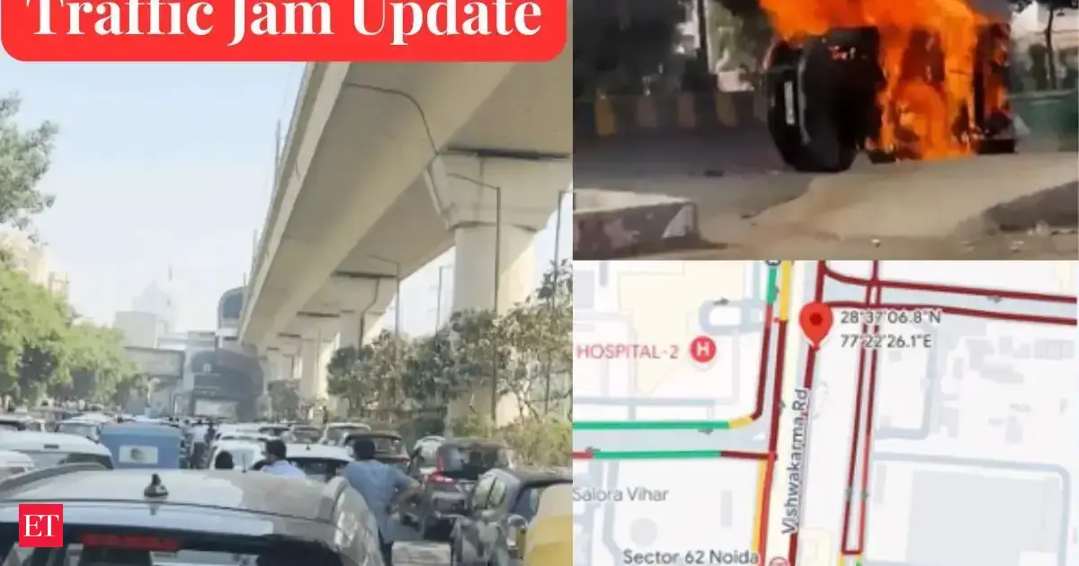 Noida and Greater Noida Witness Widespread Protests Following Worker Injury, Causing Significant Traffic Disruptions