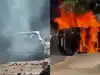 Noida protest: Cars set on fire, stones pelted during salary hike unrest; Watch video
