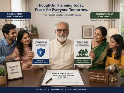 Life insurance is the cleanest way to separate what goes to whom