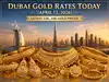 Dubai gold rates today (April 13, 2026): Latest 24K, 22K gold prices at Dubai Jewellery Group, iGold, Malabar Gold & Diamonds, Joyalukkas, Kalyan Jewellers
