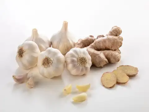 Ginger and Raw Garlic