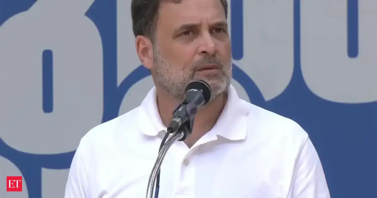 'Hate-filled thinking' of BJP-RSS destroying Constitution: Rahul Gandhi