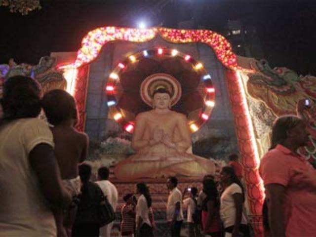 Vesak religious festival in Colombo