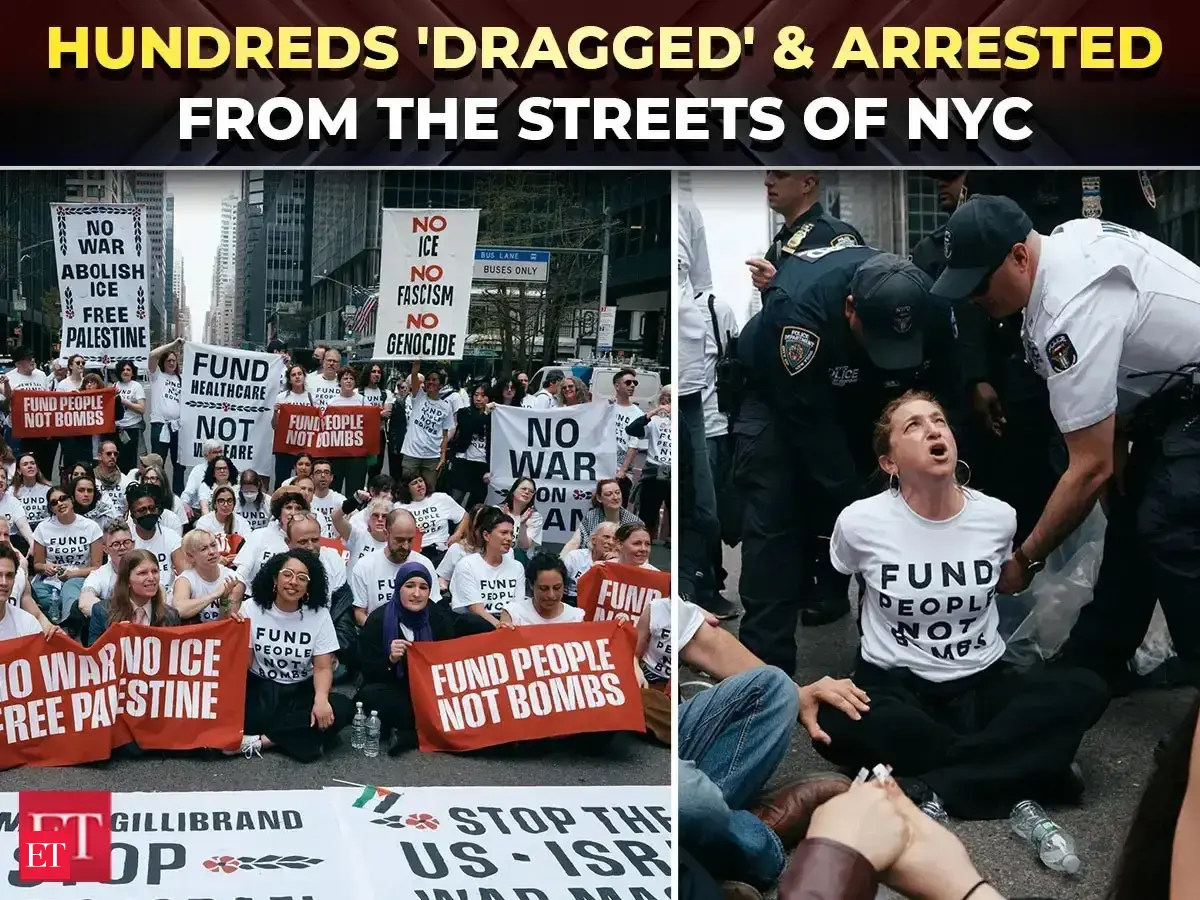 NYC anti-war protest turns violent: Streets shut down after 100 arrested outside Senators’ offices