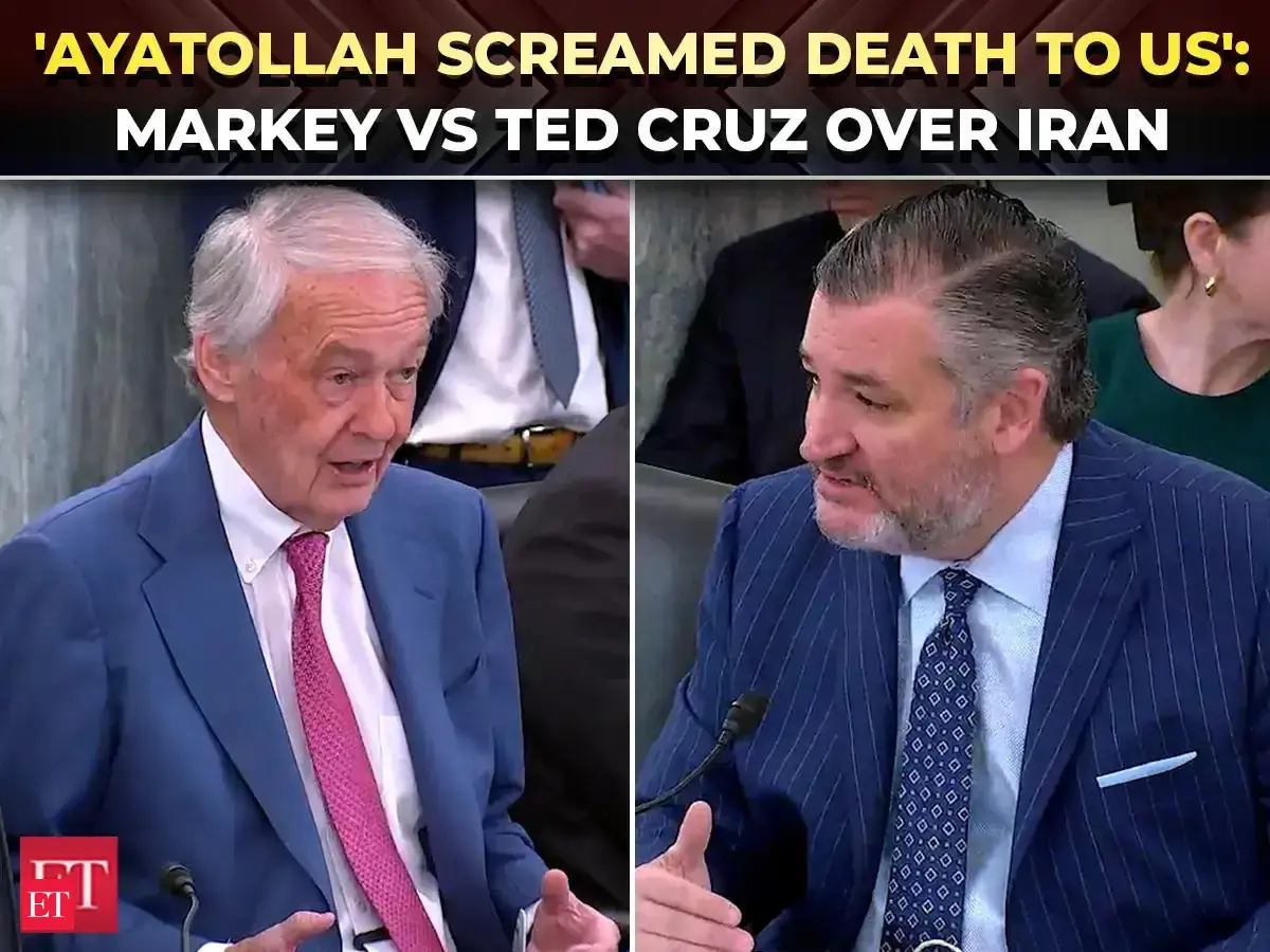 'Democrats can't stand Trump': Markey vs Cruz over POTUS' Iran threats, Committee meeting ERUPTS!