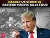 US military strike in eastern Pacific kills four men, footage released on social media