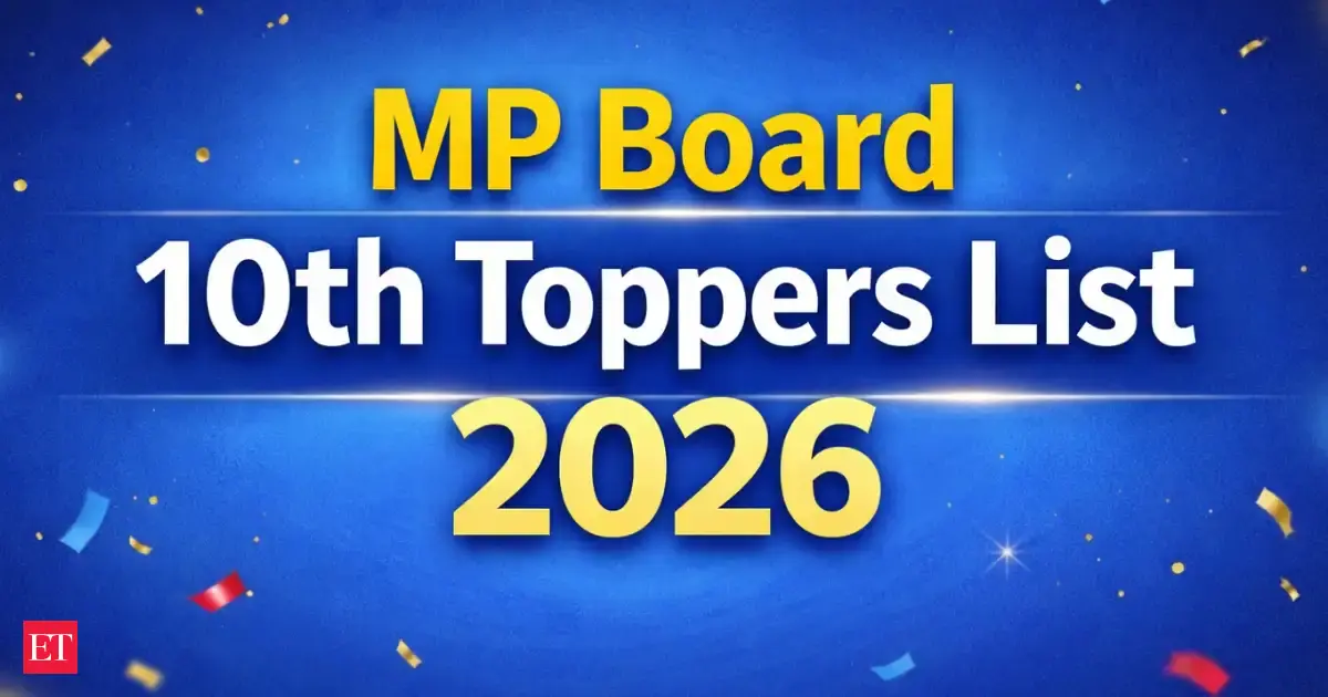 MP Board 10th Toppers List 2026: Full list of topper names, marks ...