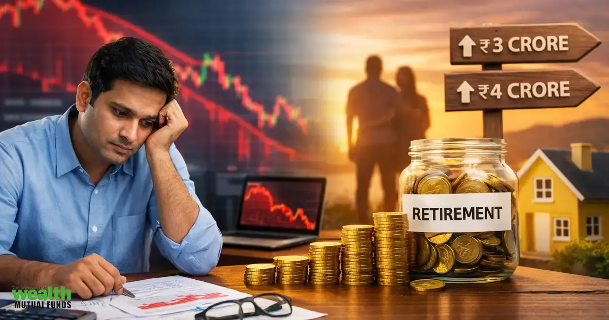 SIP portfolio under pressure? Here’s how to plan for a Rs 3-4 crore retirement corpus