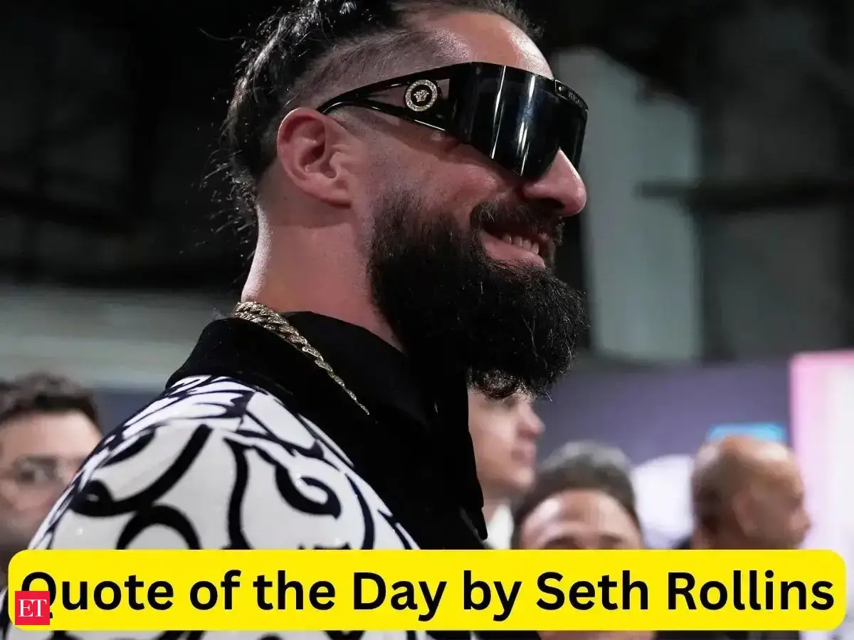 Quote of the Day by Seth Rollins: 'If you're not learning, then you're stagnant. If you're stagnant, then you're not...' Life lessons from American WWE champion in AI age