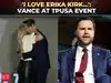 'MIND YOUR OWN business!': JD Vance EXPLODES at critics targeting Erika Kirk at TPUSA event