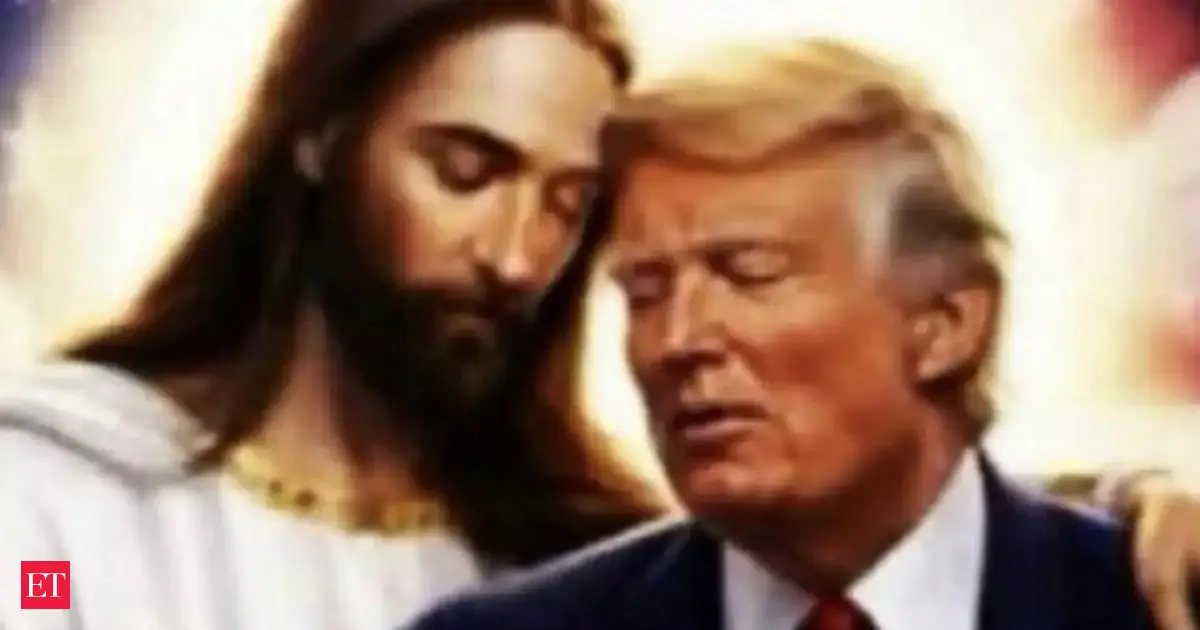 Donald Trump Shares AI-Generated Image With Jesus on Truth Social, Stirring Wide Debate