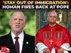 'Stay out of politics!': Border Czar Tom Homan BLASTS Pope Leo over immigration criticism
