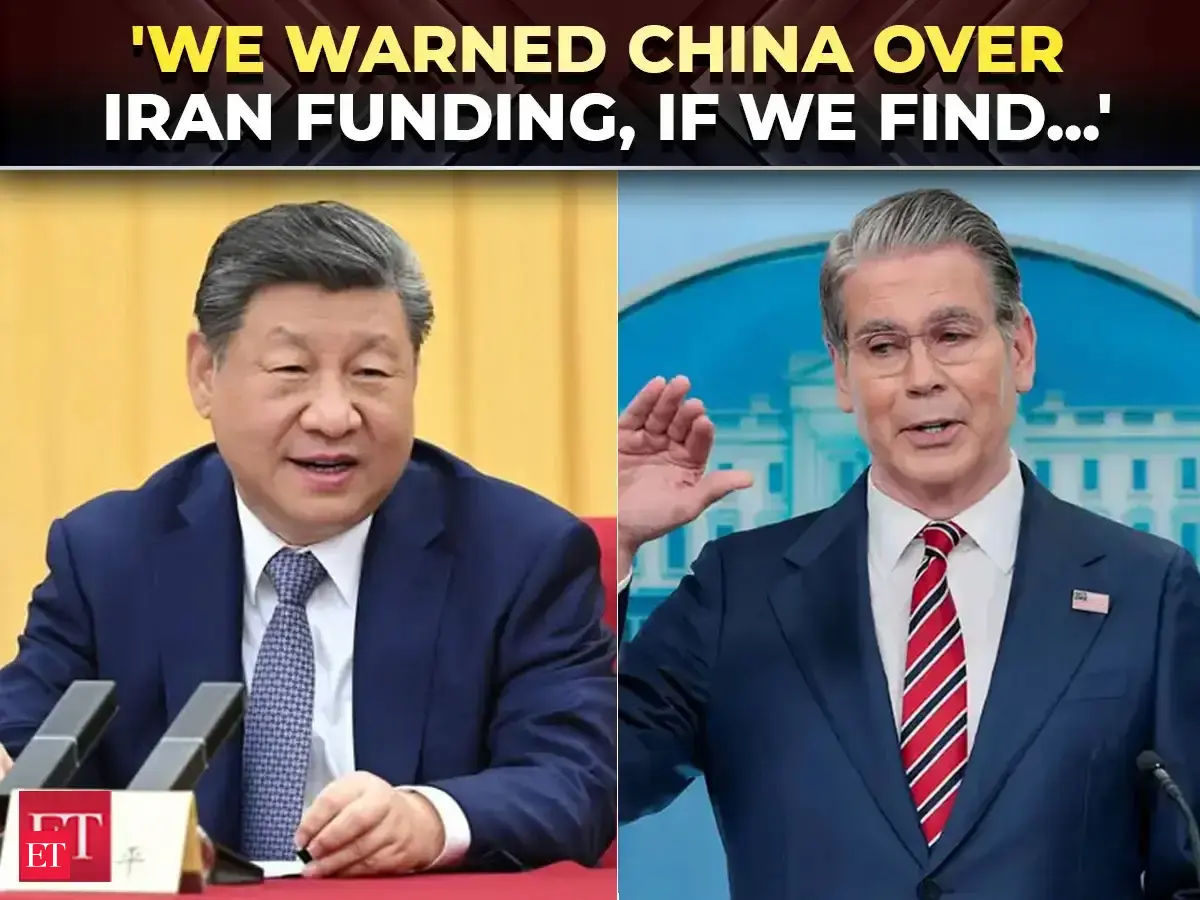 ‘US Treasury sent them letters!’: Bessent reveals warning to Chinese banks over Iranian money flows