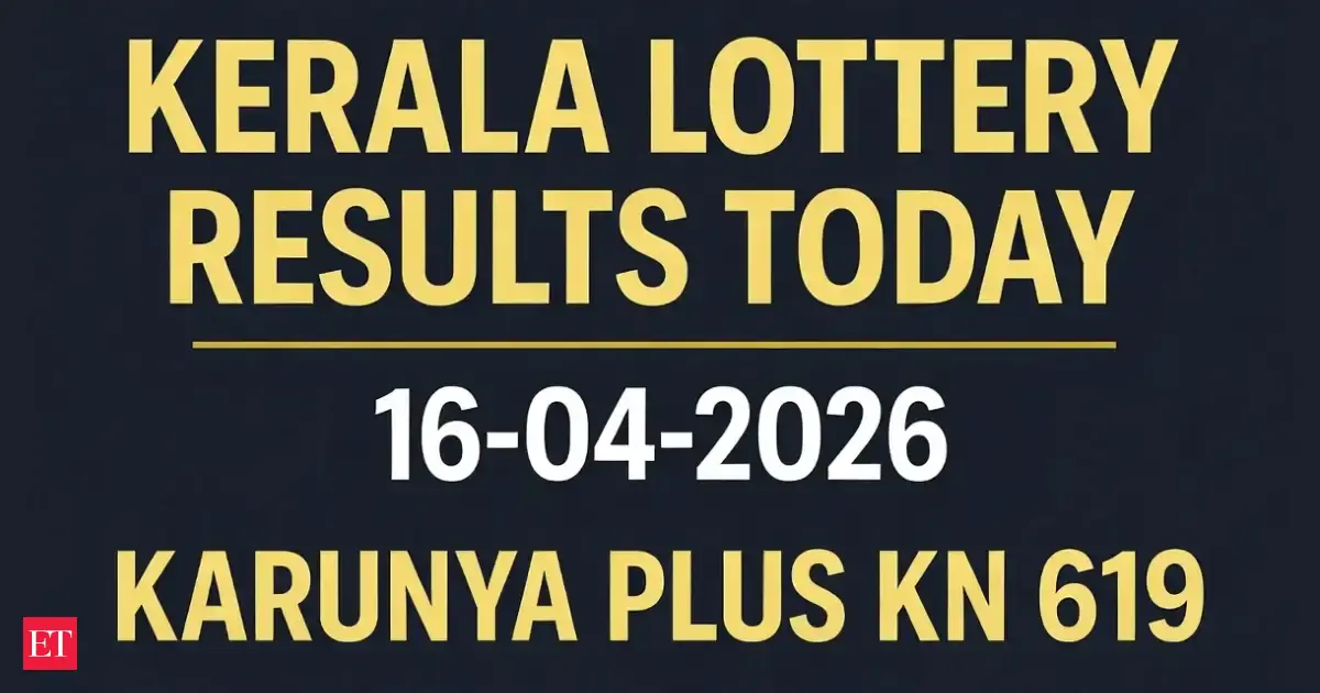 Kerala Karunya Plus KN-619 lottery result out today (April 16th, 2026); ₹1 crore prize winning number and full list here