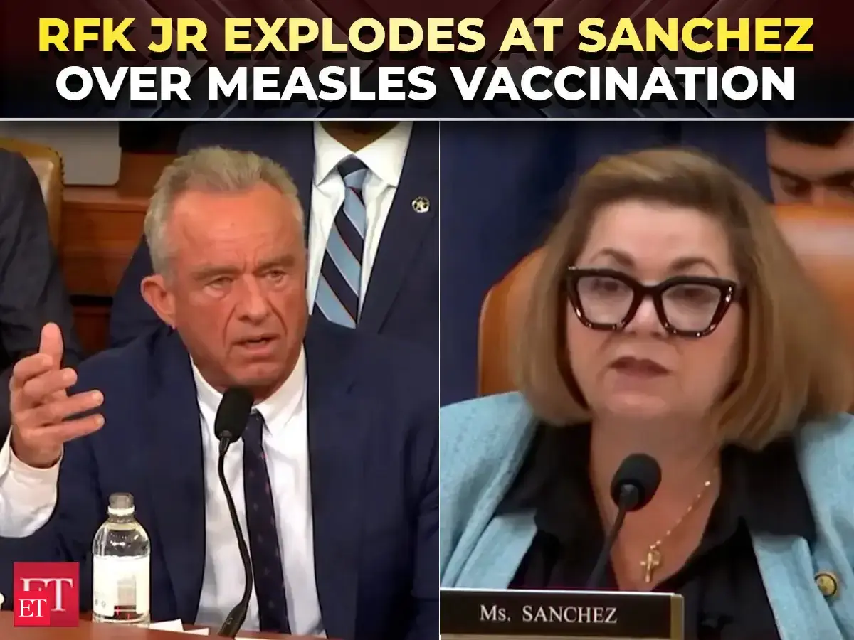 'CONGRESSWOMAN, stop spreading misinformation!': RFK Jr loses it on Sanchez over measles vaccination