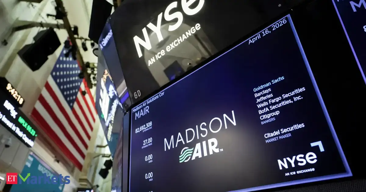 Airflow products maker Madison Air valued at $15.7 billion as shares rise on NYSE debut