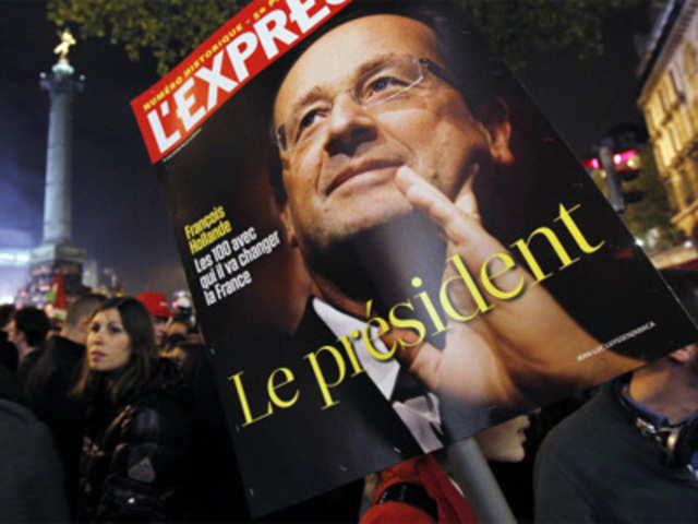 Cover of French news magazine L'Express