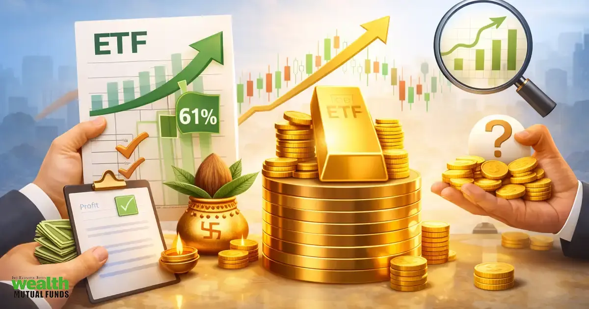 Gold ETFs deliver up to 61% return since last Akshaya Tritiya. Should you hold or book profits after the rally?