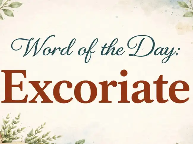 Word of the Day: Excoriate - The Economic Times