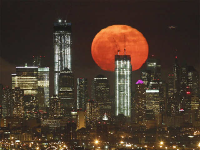 Full moon as seen from New Jersey