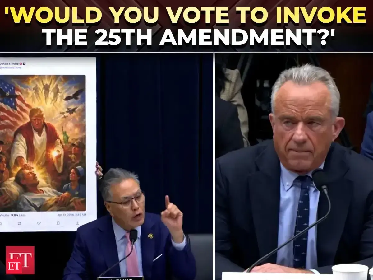'Would you invoke the 25th?': RFK Jr. put on spot over Trump's mental health after shock Iran posts