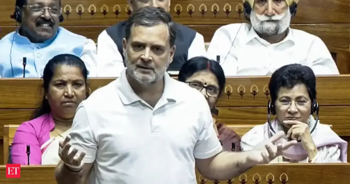 India has seen it, INDIA has stopped it: Rahul Gandhi on LS rejection of women's reservation bill