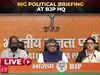 LIVE: Ravi Shankar Prasad, Smriti Irani hold joint press meet at BJP HQ | Women&rsquo;s Reservation Bill