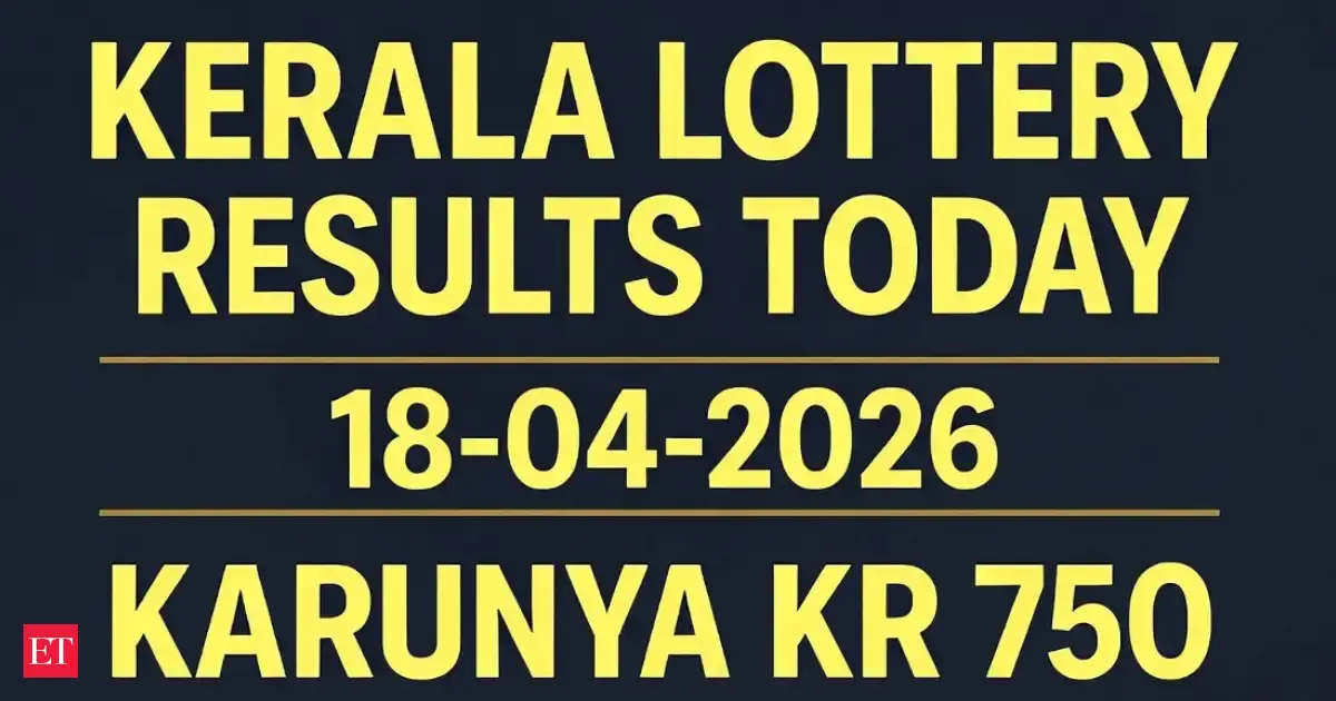 Kerala Karunya KR-750 lottery result out today (April 18th, 2026); ₹1 crore prize winning number and full list here