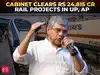 Cabinet clears Rs 24,815 crore rail projects; UP, Andhra Pradesh to get 601 km network expansion
