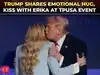 'Charlie's voice not silenced': Trump embraces Erika Kirk in touching moment at TPUSA event