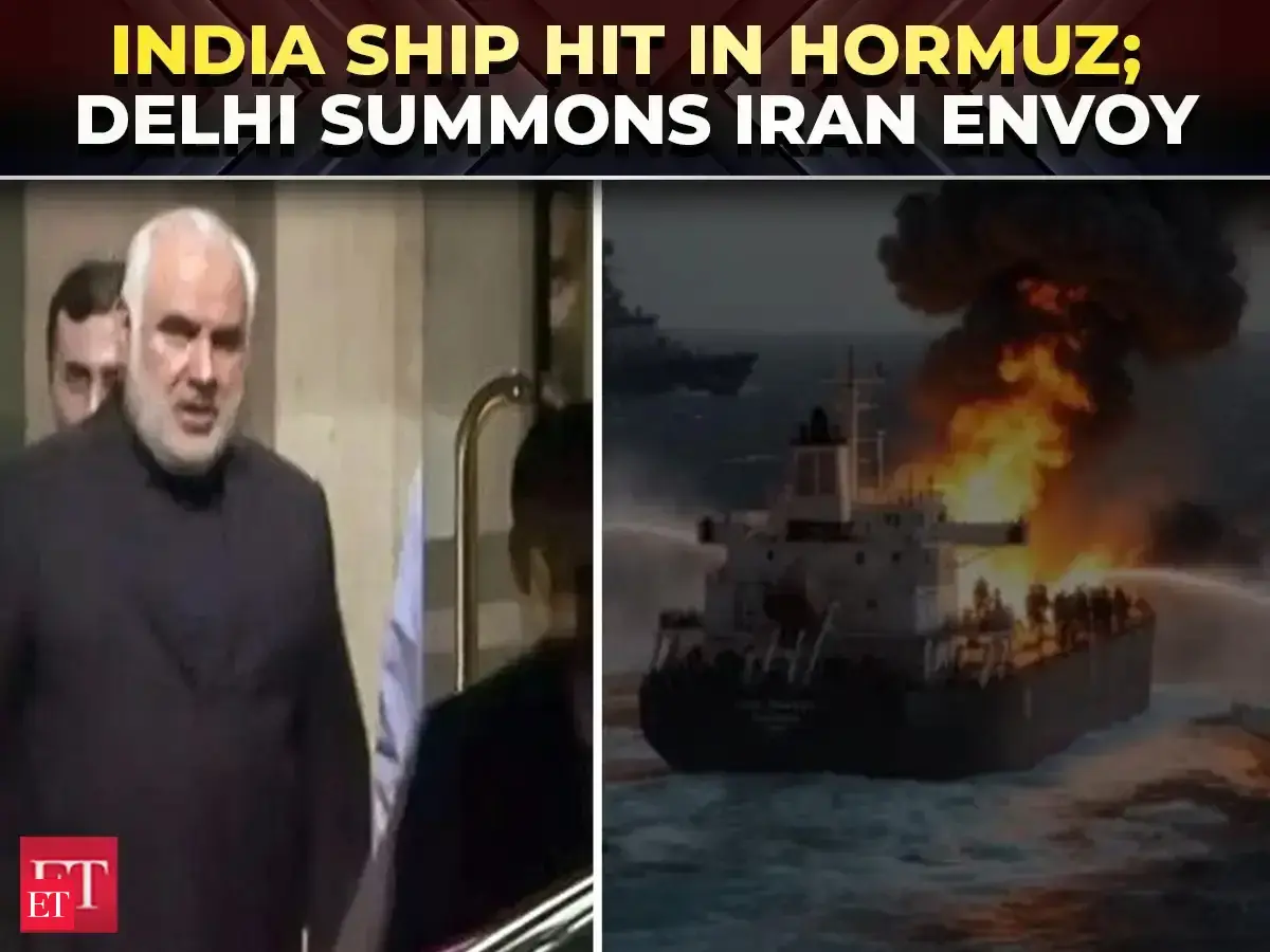 India summons Iranian envoy after Indian-Flagged ship comes under fire in Hormuz