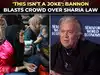 'Sharia law going to be banned': Steve Bannon SNAPS at crowd over laughs at Texas' anti-Islam push