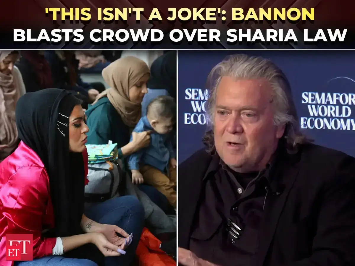'Sharia law going to be banned': Steve Bannon SNAPS at crowd over laughs at Texas' anti-Islam push