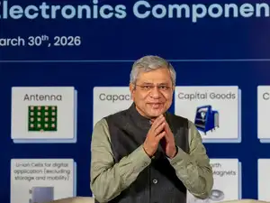 Ashwini Vaishnaw at electronics manufacturing event in Delhi