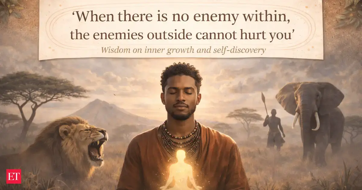 African Proverb lessons: African Proverb of the Day: ‘When there is no enemy within, the enemies outside cannot hurt you’ — Wisdom on inner growth and self-discovery