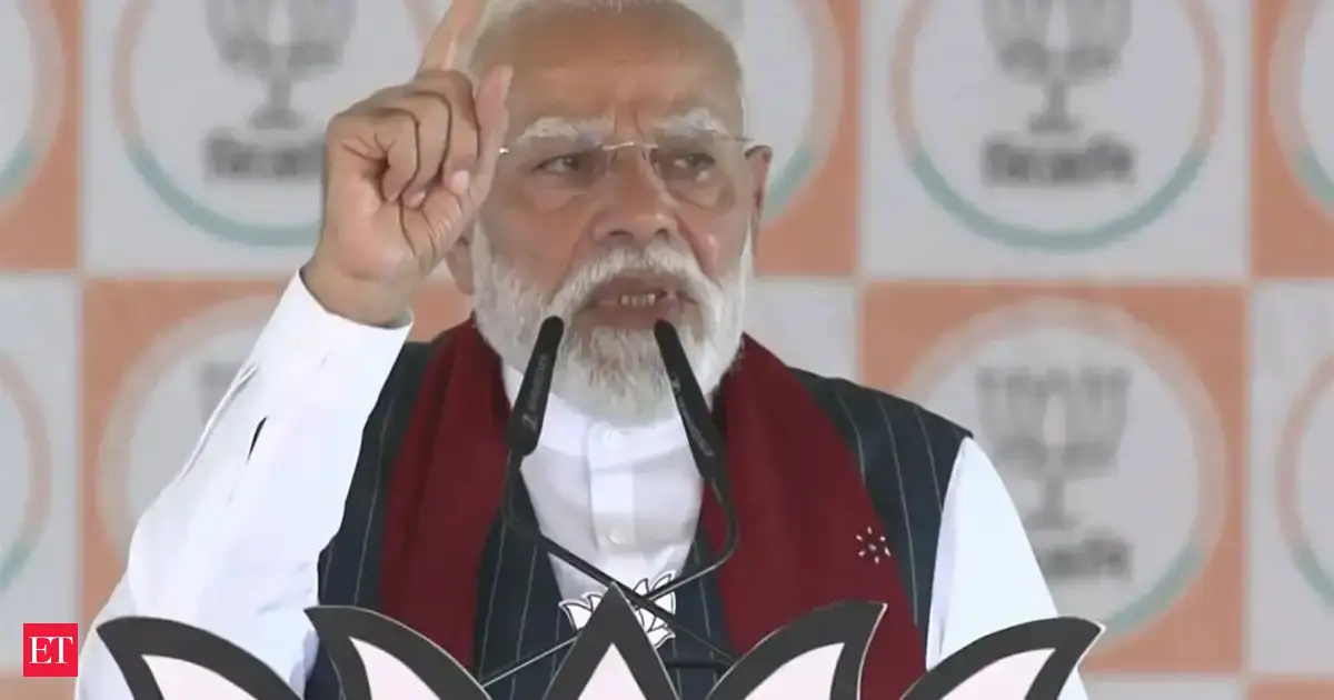 “Syndicate raj grabbed tribal land”: Modi targets TMC in Purulia