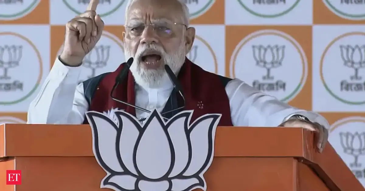 'Na padai Na kamai, Na dawai, Na sichai': PM Modi in Jhargram alleges 'ruthless' TMC ignored tribals, must