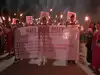 Meira Paibi holds massive protest in Imphal East, hundreds of women march for NRC, security