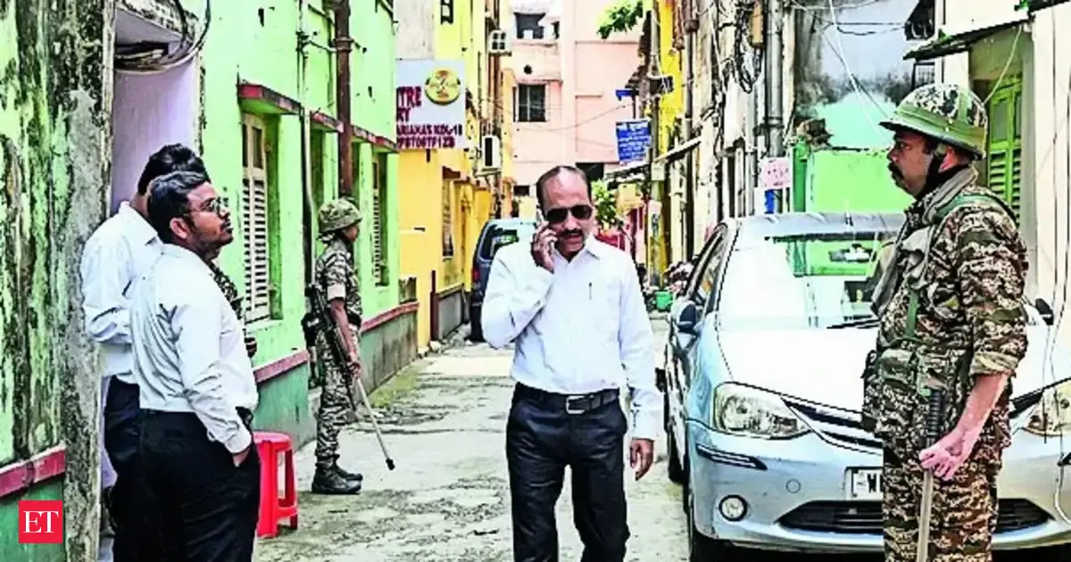 ED crackdown in Bengal: Kolkata businessman arrested, cop’s premises searched in laundering probe