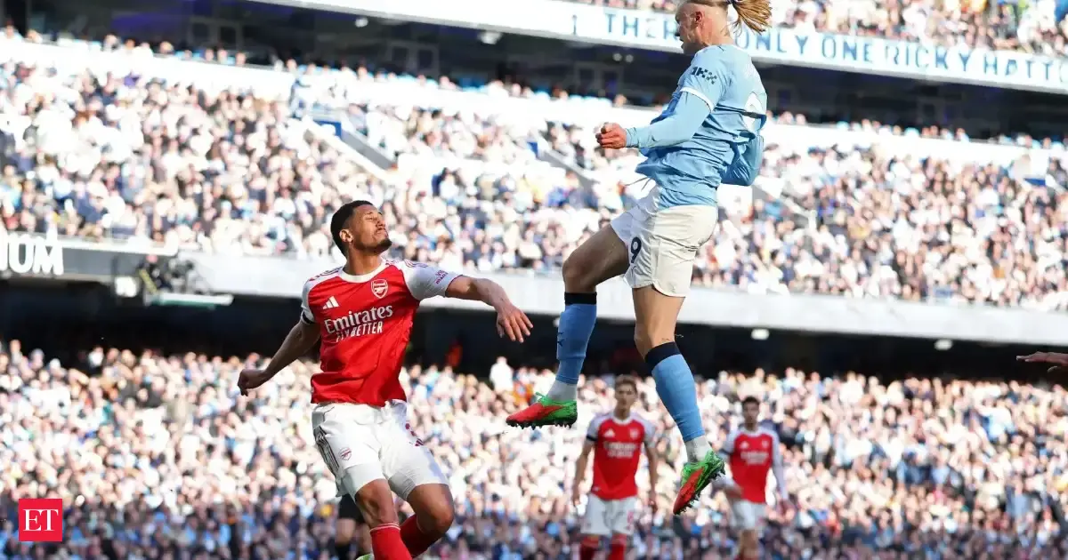 Soccer: Haaland seals crucial win for Man City over Arsenal in title showdown
