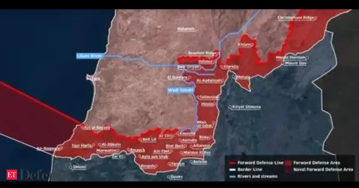 Yellow Line: Israel releases map of 'buffer zone' extending across Lebanon, intensifies operations despite ceasefire