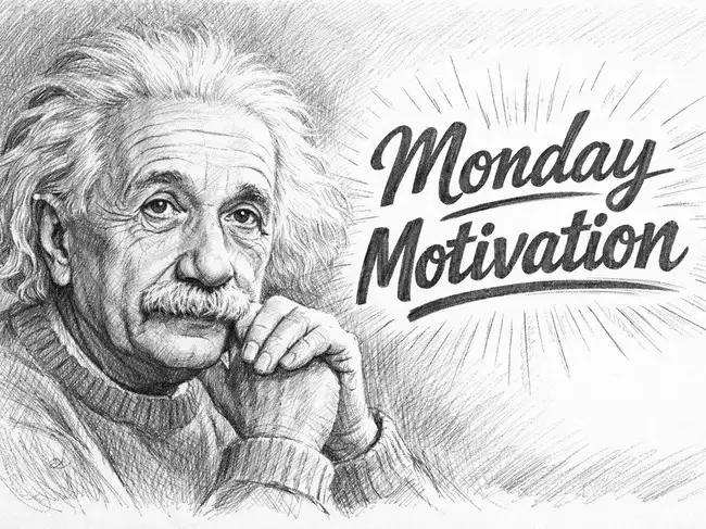 Monday Motivation by Albert Einstein