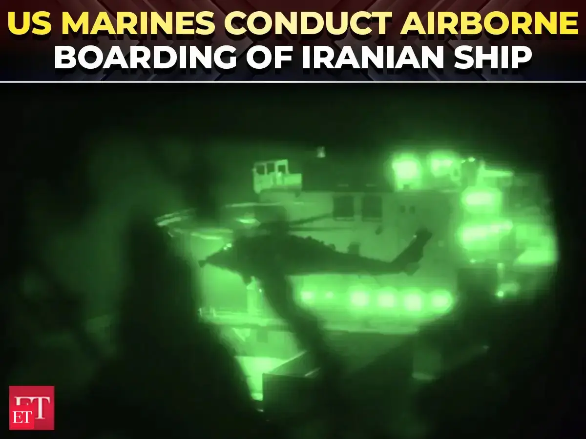 'Blew a hole in engine room': How US forces seized Iranian ship TOUSKA after six-hour standoff