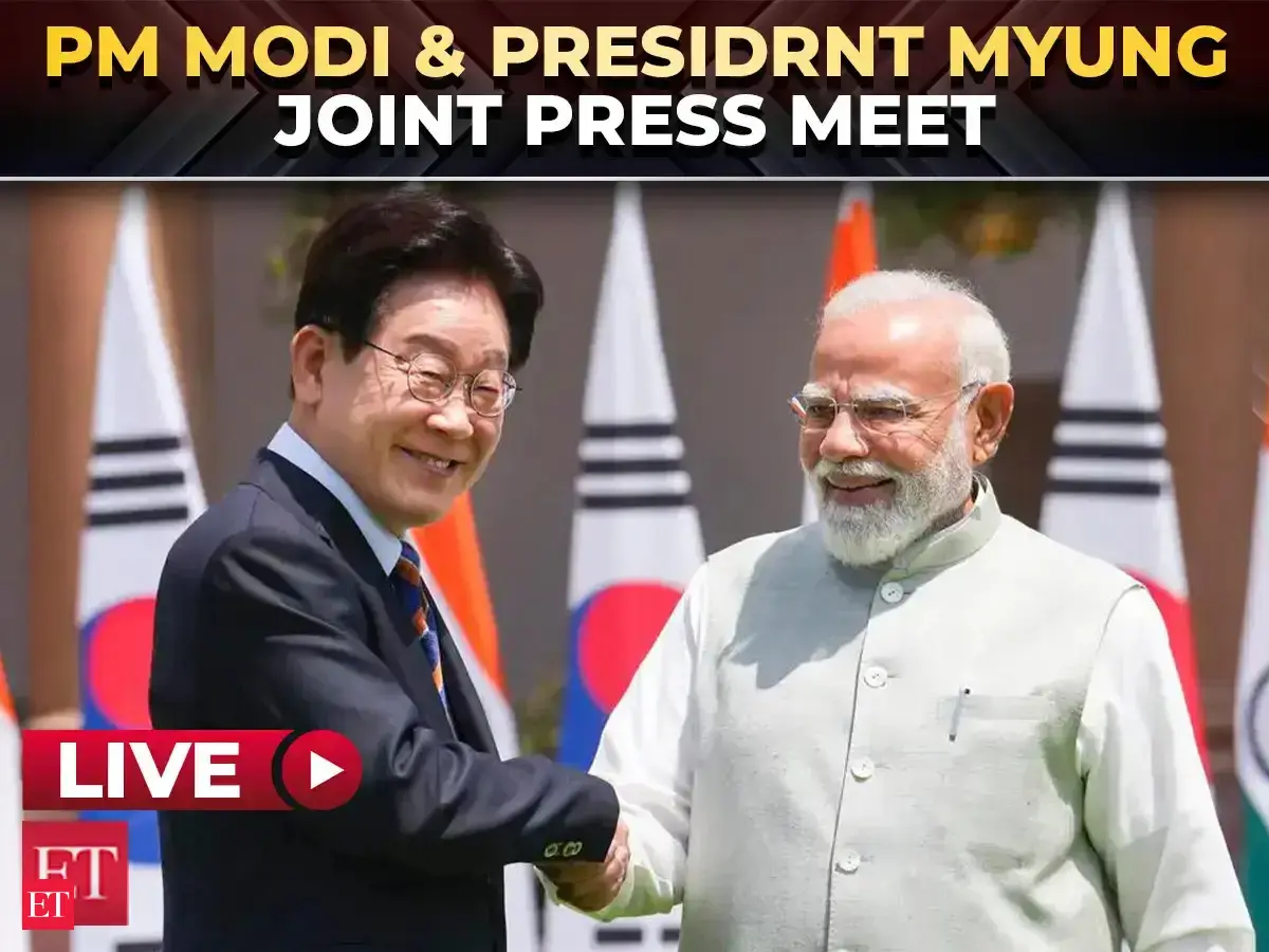 PM Narendra Modi &amp; President Lee Jae Myung Joint Press Conference  | India–South Korea | LIVE
