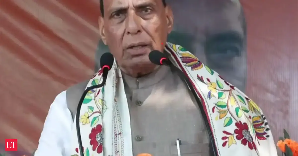 Rajnath Singh promises ‘Durga Squad’ for women’s safety in Bengal if BJP wins