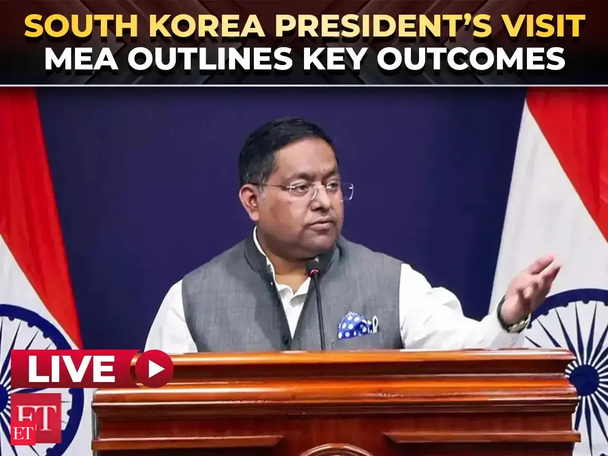 MEA Briefing on South Korea President’s India Visit | LIVE