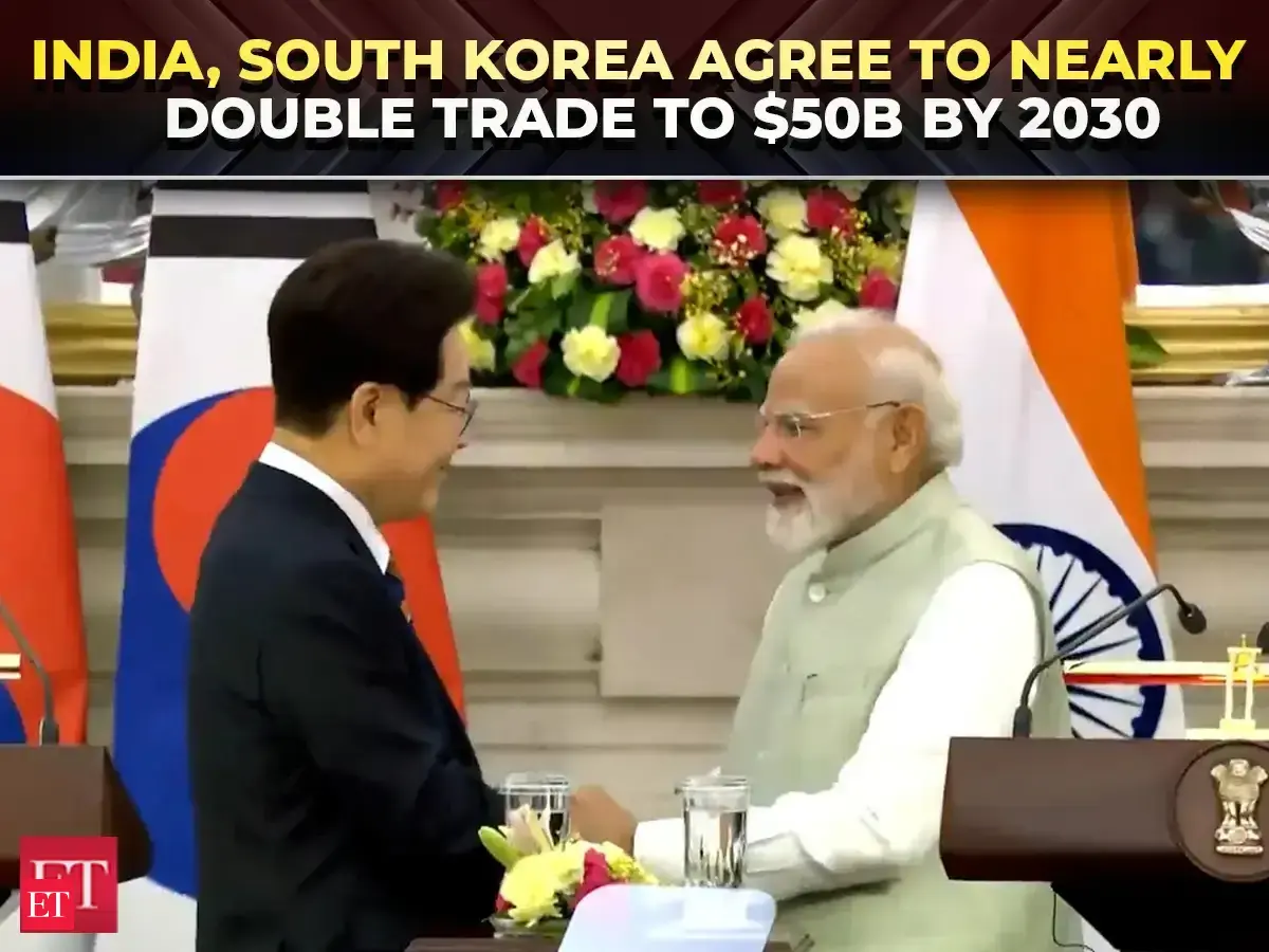 India, South Korea set $50 bn trade target; PM Modi, Lee Jae-Myung agree on 'futuristic partnership'