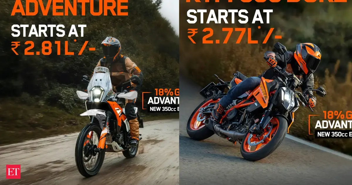 KTM 350cc Duke and Adventure launched in India: Price, specs, and what's different