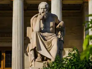 Image for Quote of the day by Socrates: &lsquo;I cannot teach anybody anythi