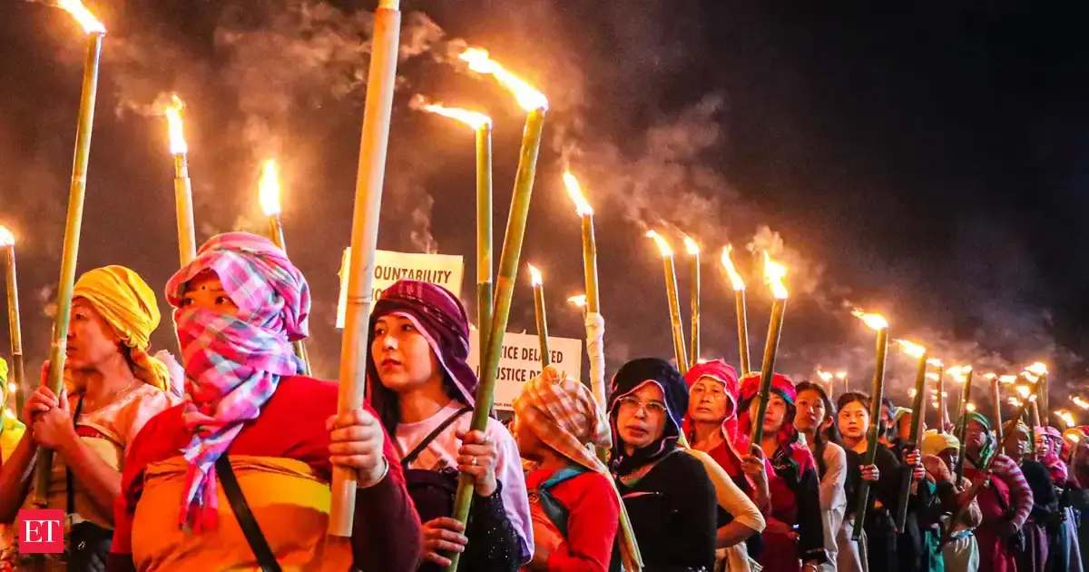 Manipur shutdown disrupts life after minors killed in Bishnupur attack